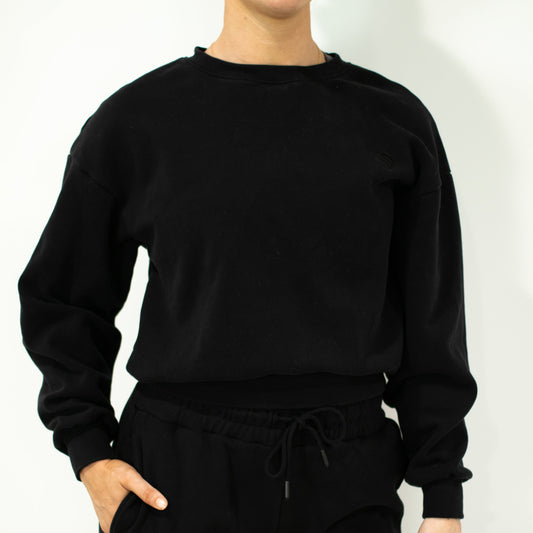 Lux Lounge Crewneck - Hot Stone